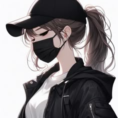 attitude mask girl dp (22)