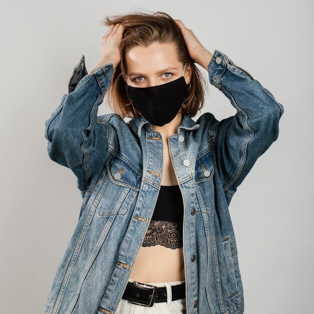 attitude mask girl dp (51)