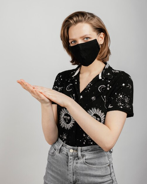 attitude mask girl dp (53)
