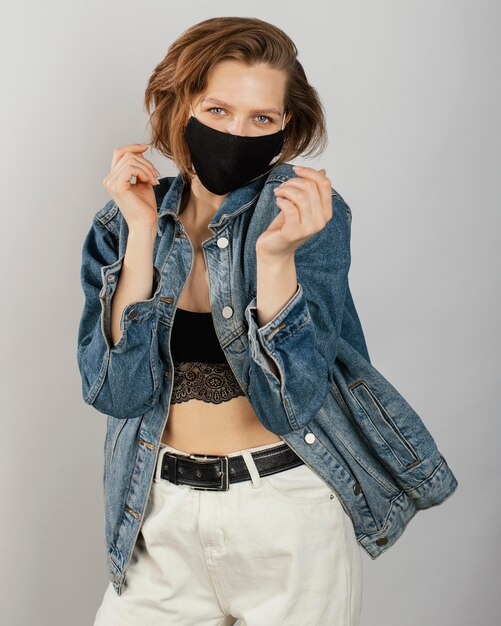 attitude mask girl dp (55)