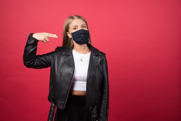 attitude mask girl dp (60)