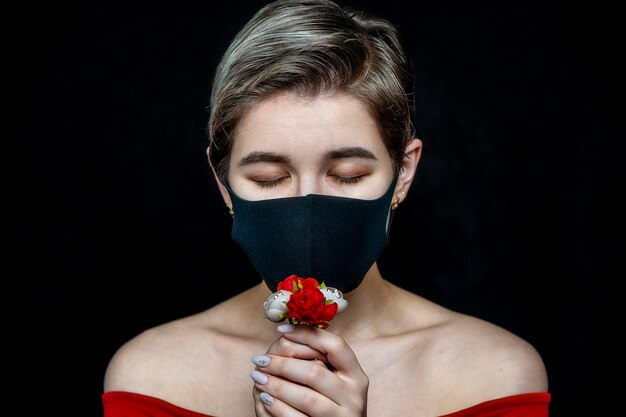 attitude mask girl dp (62)